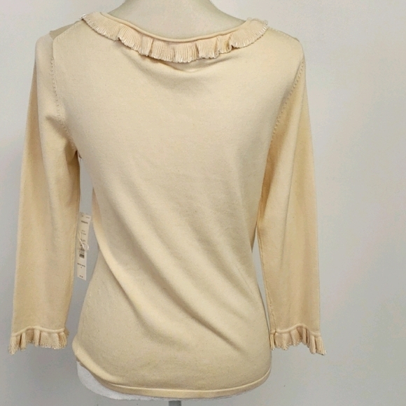 PURSUITS, Ltd. Silk Blend Embellished NWT Sweater NWT - Picture 15 of 15